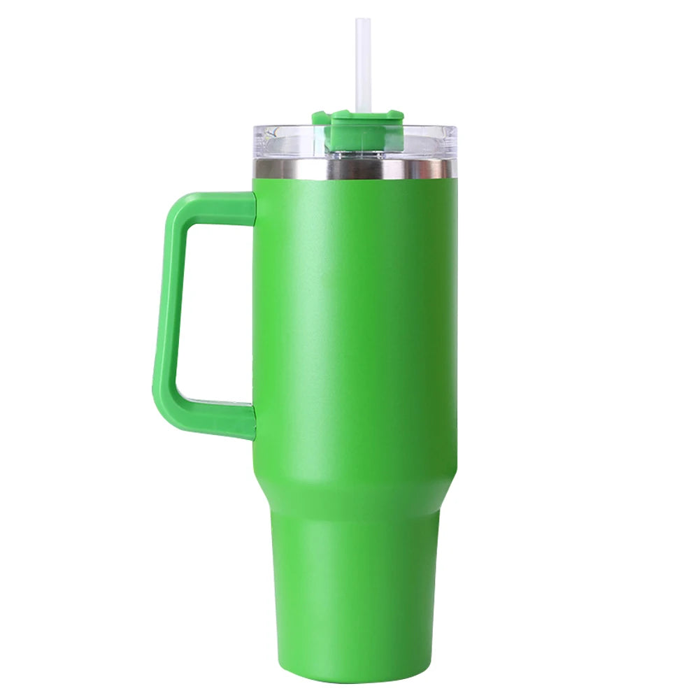 40oz Straw Double-Layer Insulated Cup