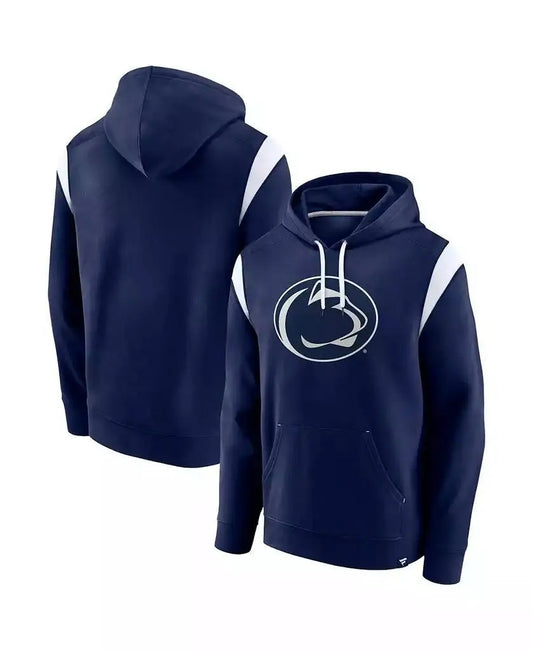 Men's Navy Penn State Nittany Lions Gym Rat Pullover Hoodie
