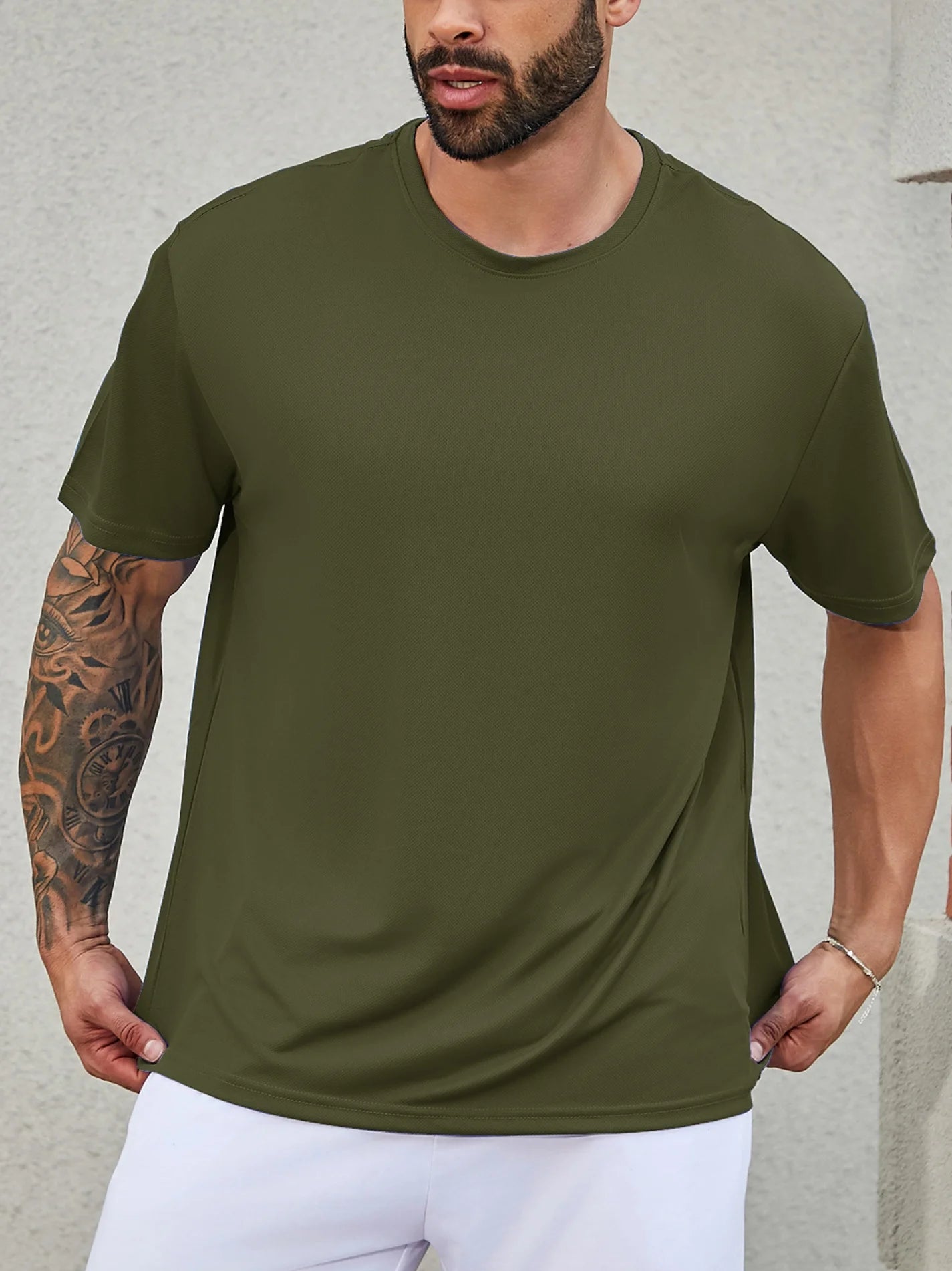 Five Piece Men's Summer Quick Drying Short Sleeved Shirts