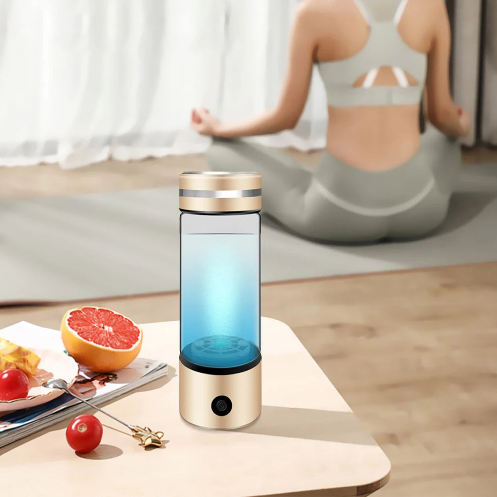 330ml Hydrogen Water Bottle USB Rechargeable