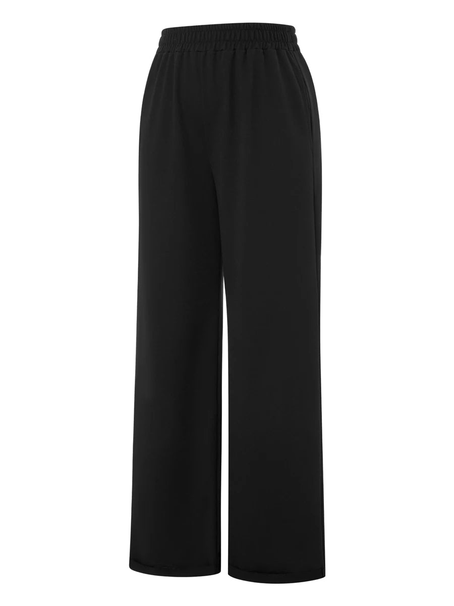 Women s High Waist Wide-Leg Pants
