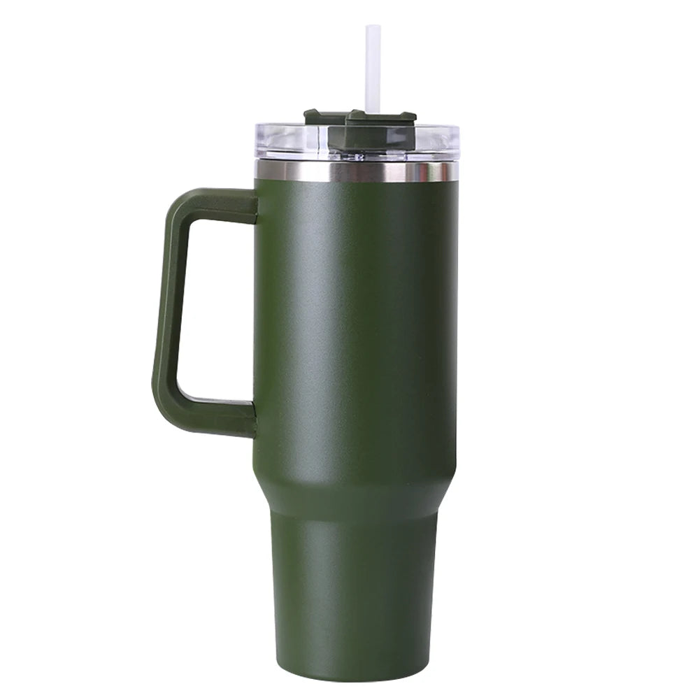40oz Straw Double-Layer Insulated Cup
