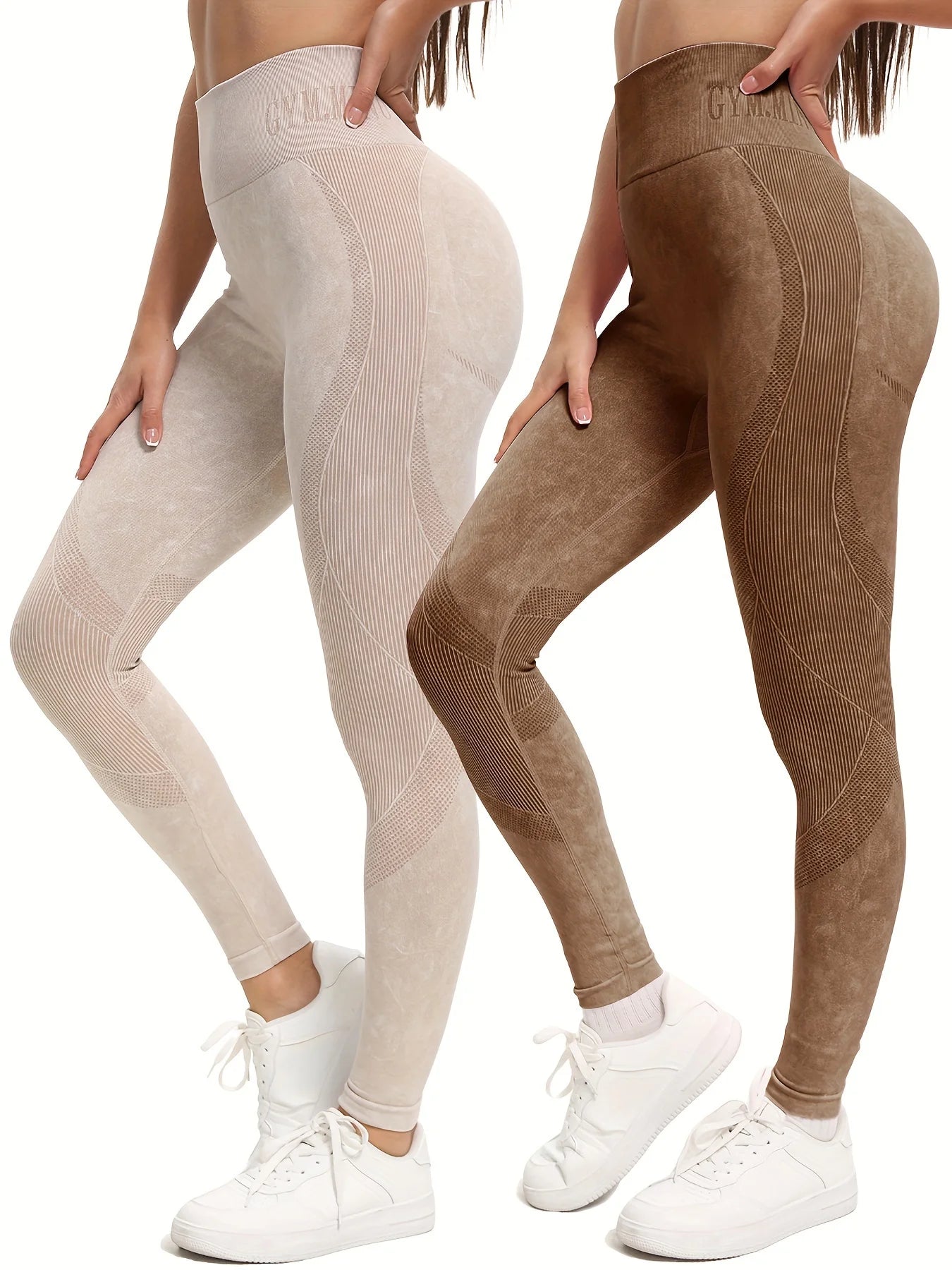 2 Pack Women's High Waisted Sexy Butt Lifting