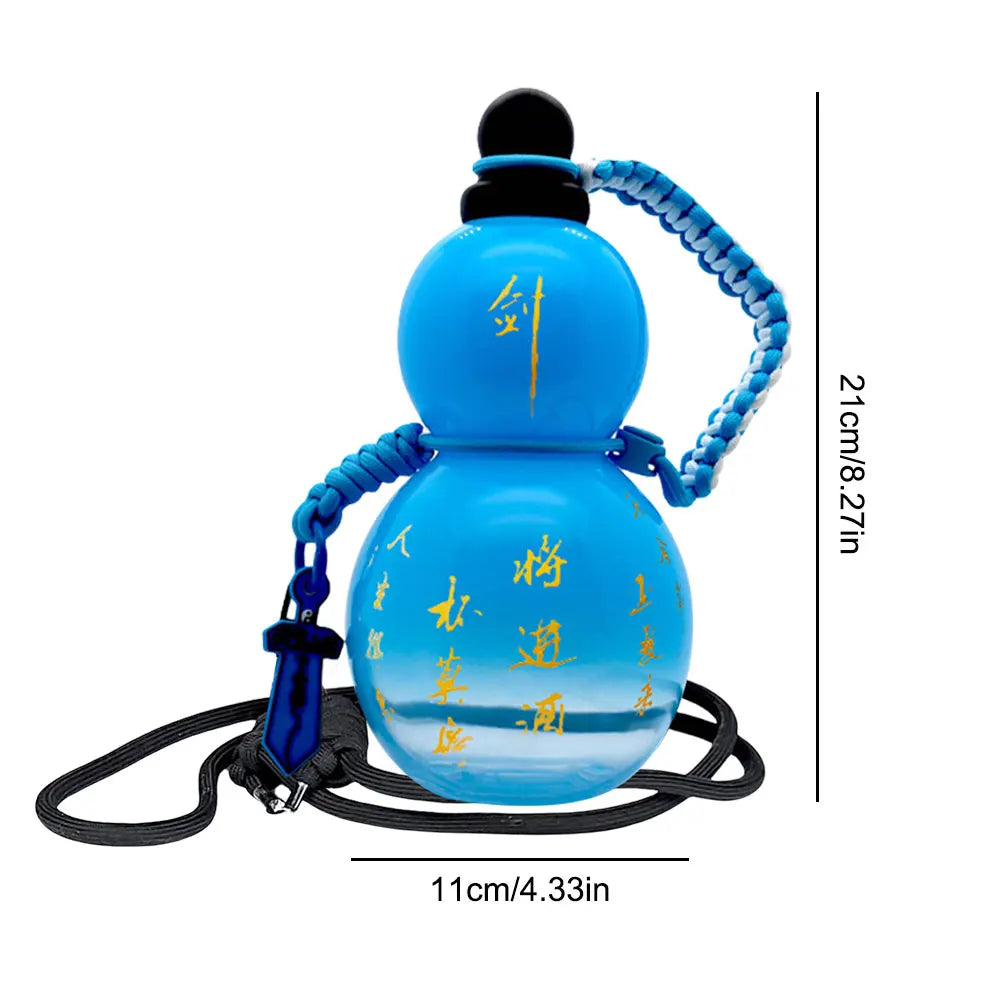 800ml Chinese Retro-Inspired Gourd Water Bottle