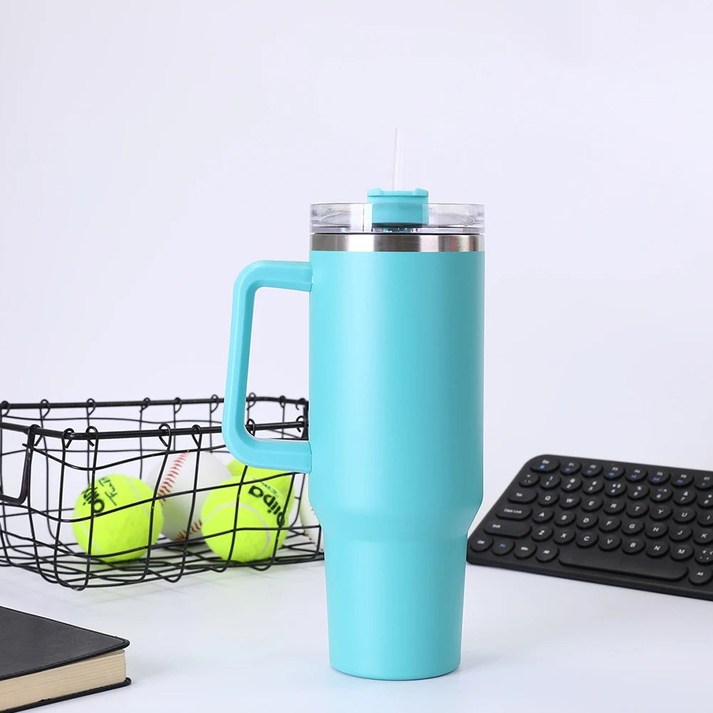 40oz Straw Double-Layer Insulated Cup