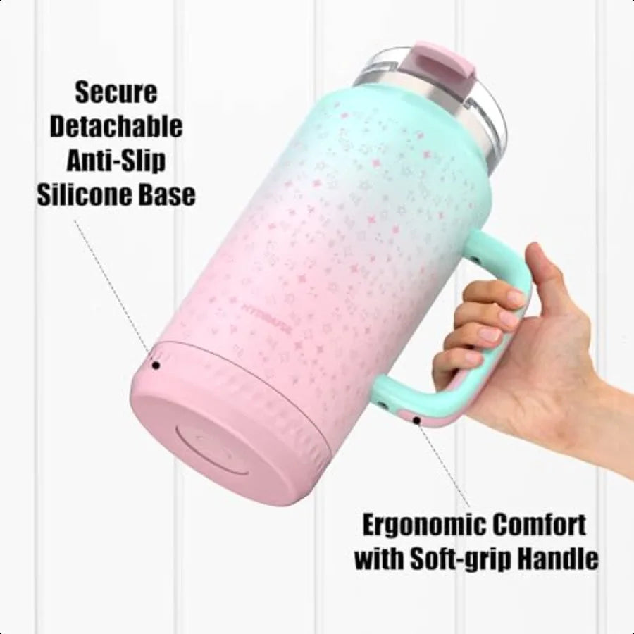 64 oz Tumbler with Handle and Straw