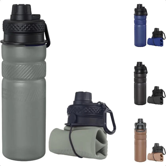 Water Bottle 24oz Foldable Travel Water Bottles