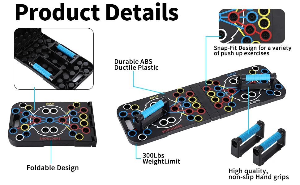 Color Folding Push-up Plate Bracket