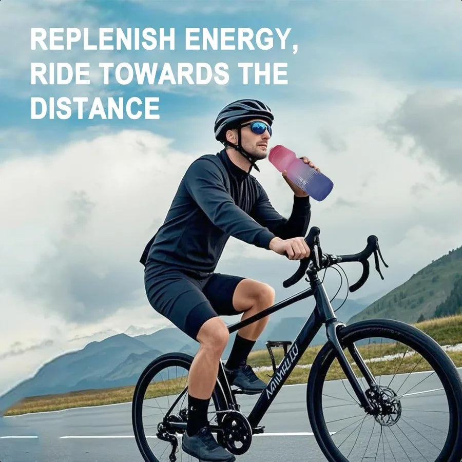 GEMFUL 2 Pack Bike Water Bottles 24oz