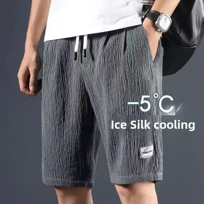 Men's Ice Silk Casual Shorts