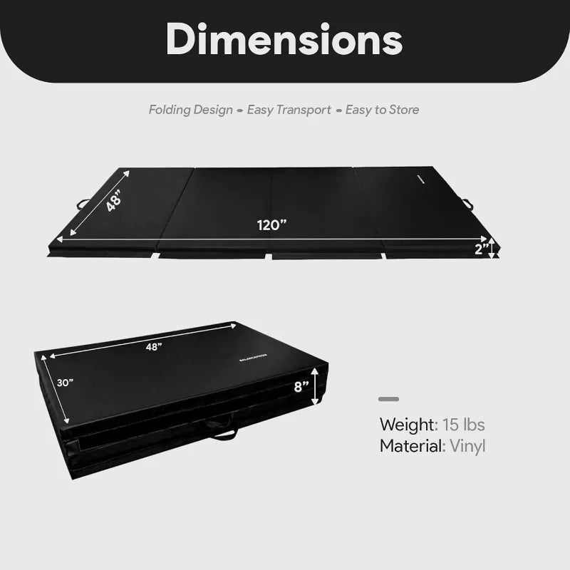 BalanceFrom Folding Gymnastics Mat