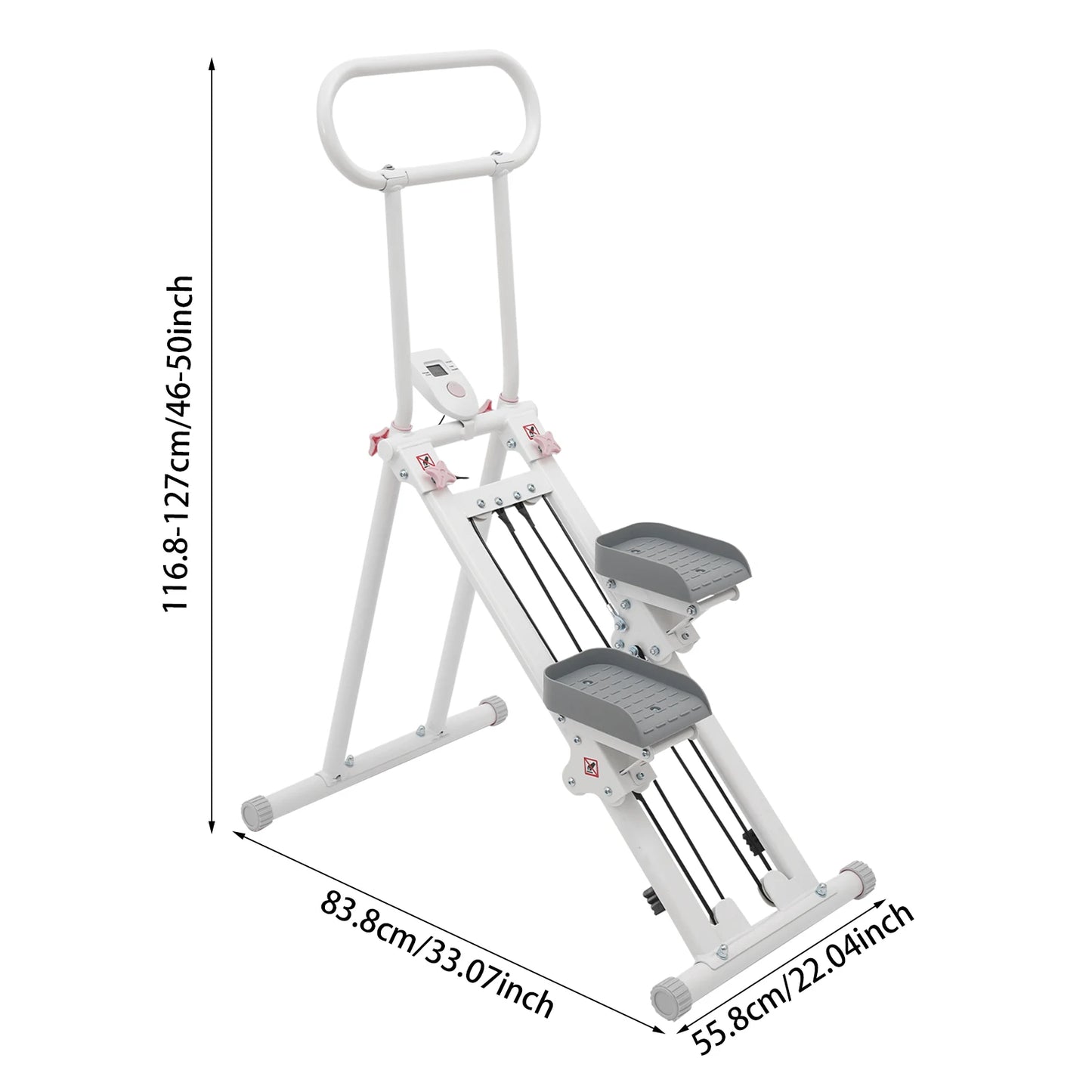 Folding Stair Stepper Vertical Climber Machine 300lbs