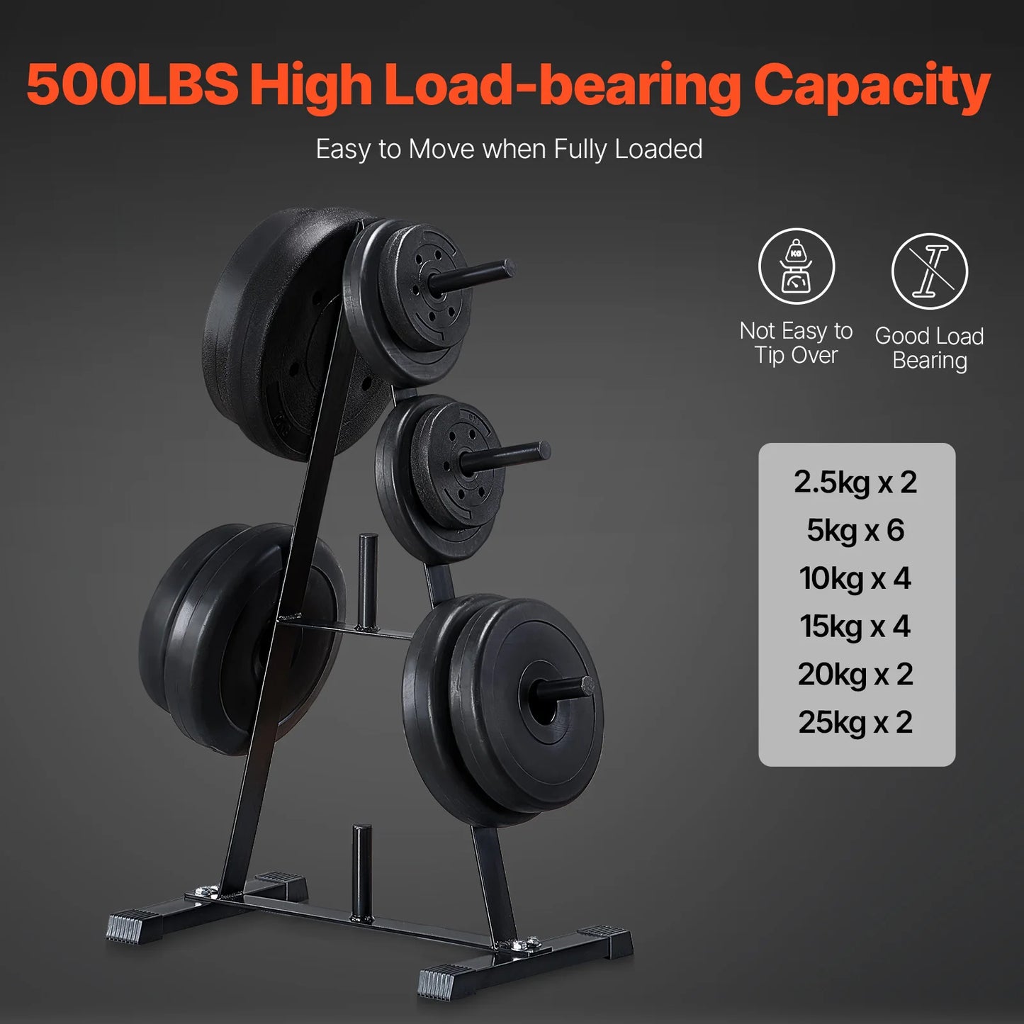 Weight Plate Rack A Frame