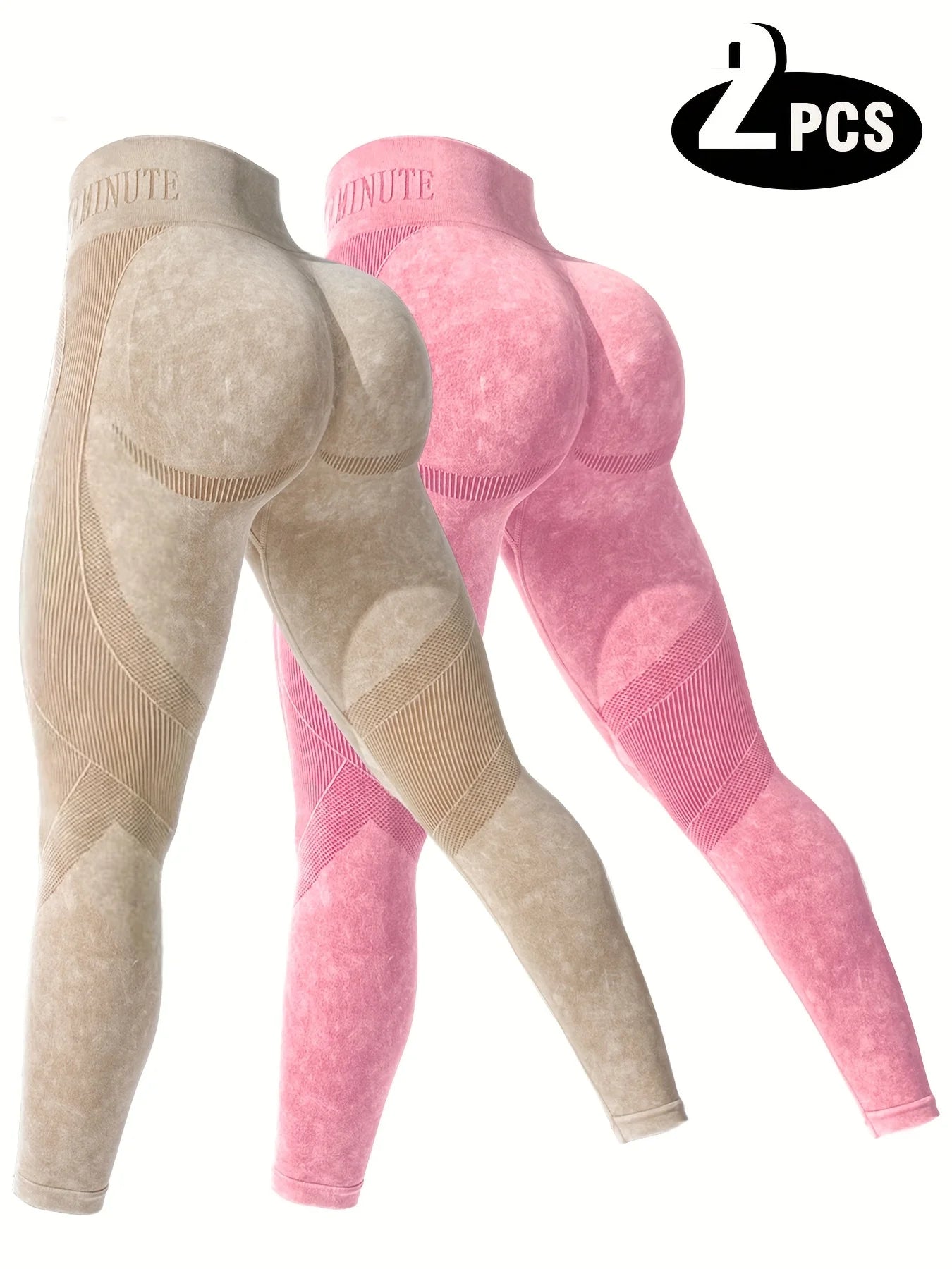 2 Pack Women's High Waisted Sexy Butt Lifting