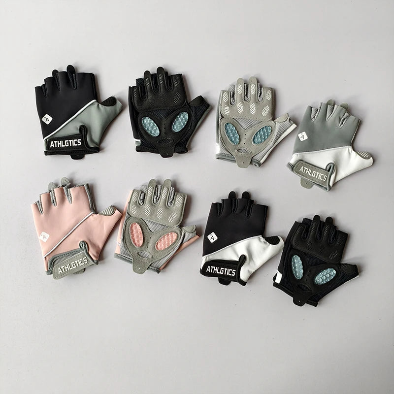 Fitness Women's Half Finger Gloves Anti Cocoon