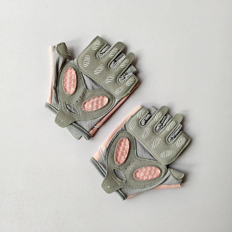 Fitness Women's Half Finger Gloves Anti Cocoon