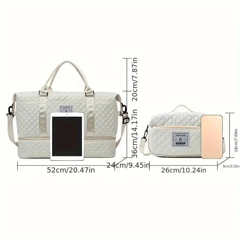 Large Capacity Travel Duffle Bag Sports Gym