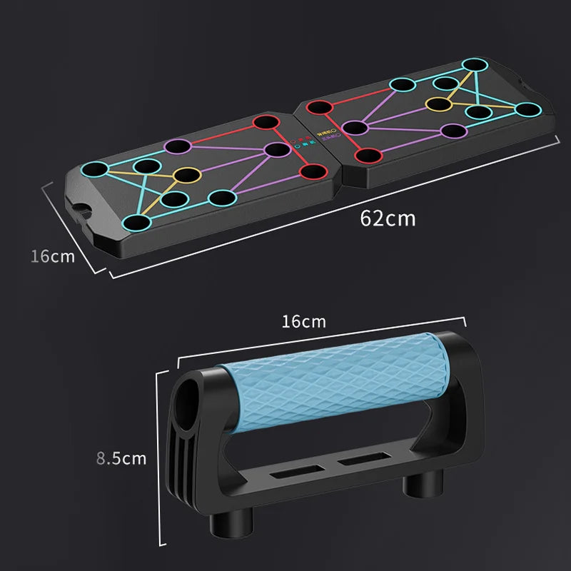 Folding Push-up Board Support Muscle Exercise Multifunctional