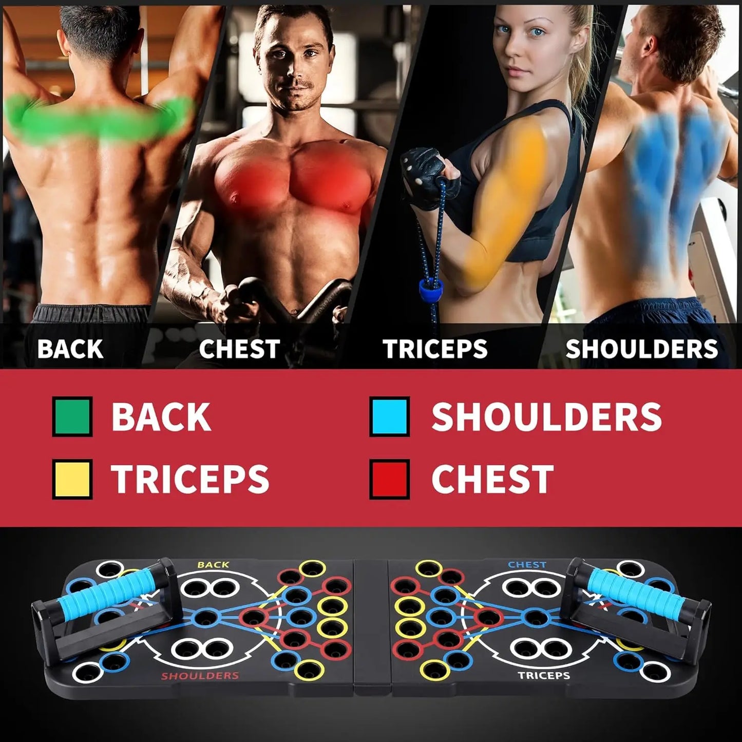 Color Folding Push-up Plate Bracket
