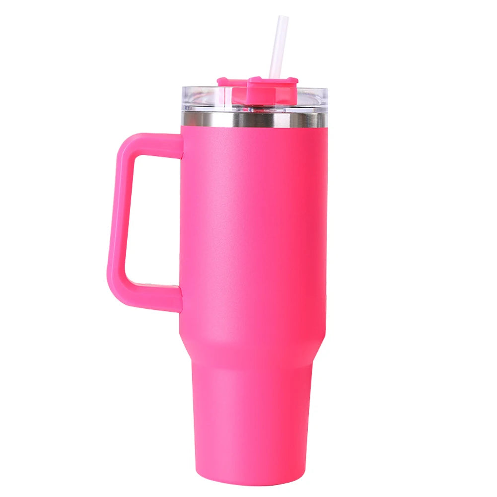 40oz Straw Double-Layer Insulated Cup