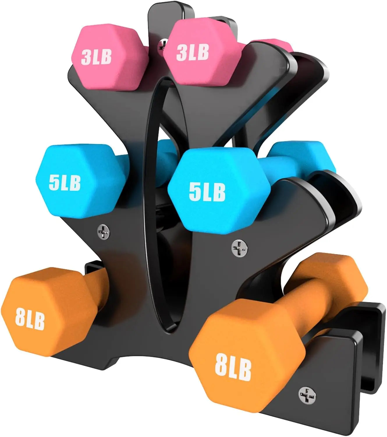 Weights Dumbbells Colors