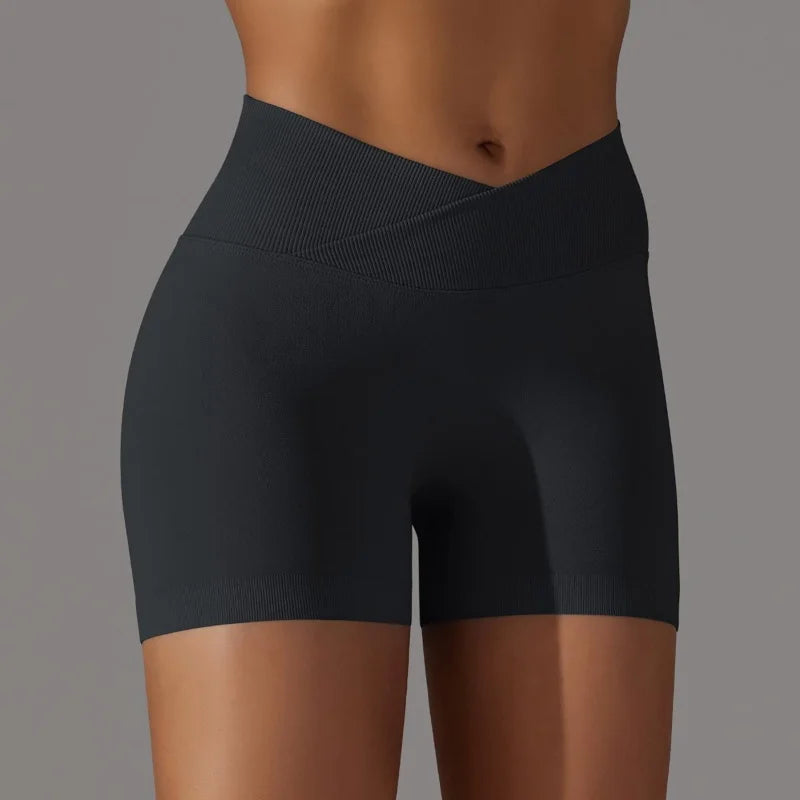 3 Pieces Women Solid Peach Hip Sports Pants