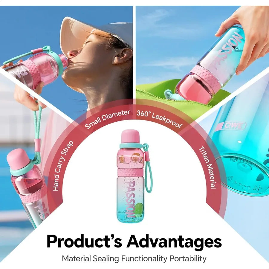 QWE Bike Cycling Water Bottle Plastic