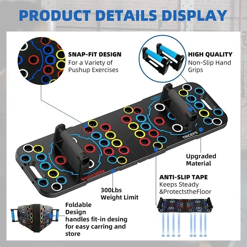 Color Folding Push-up Plate Bracket