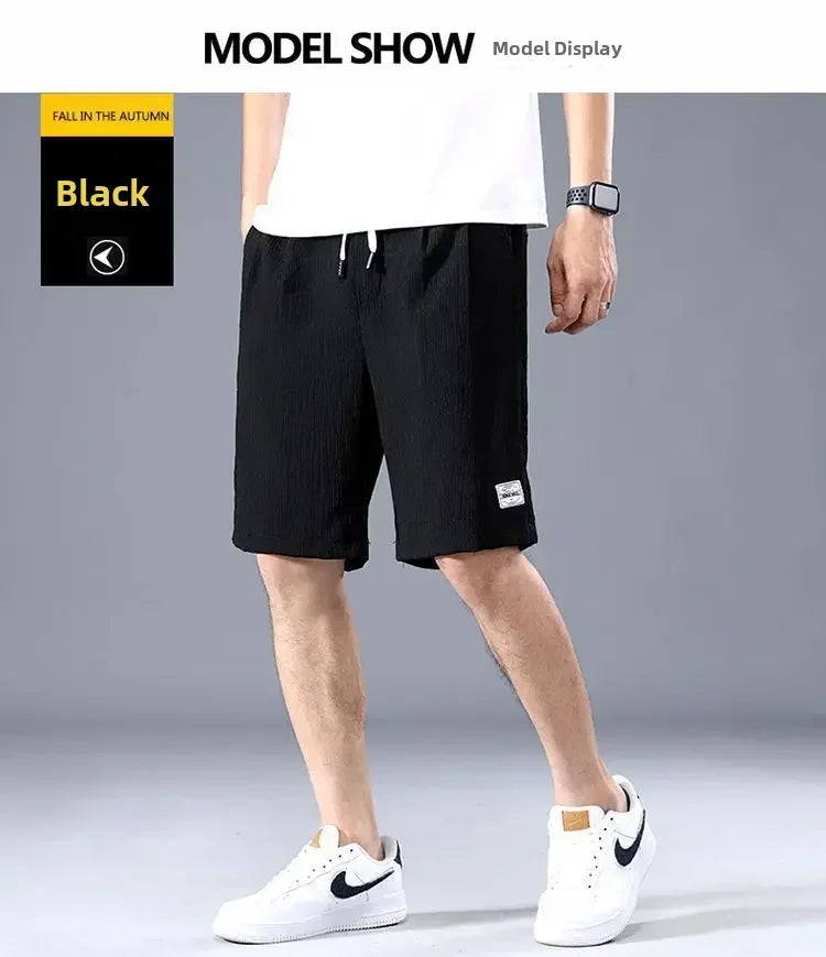 Men's Ice Silk Casual Shorts