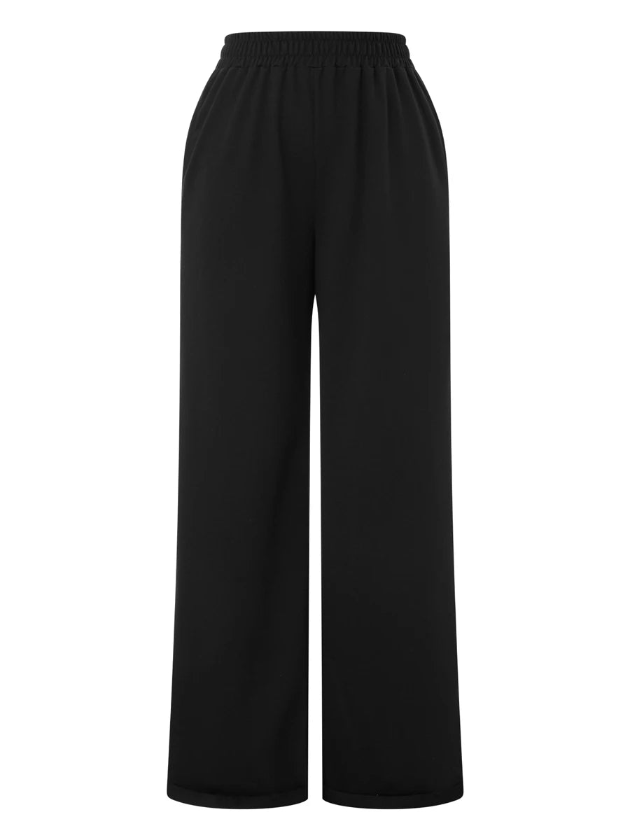 Women s High Waist Wide-Leg Pants