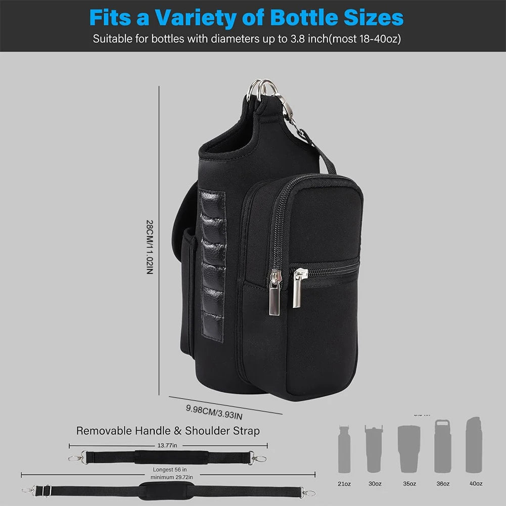 Magnetic Gym Bag Water Bottle Bag