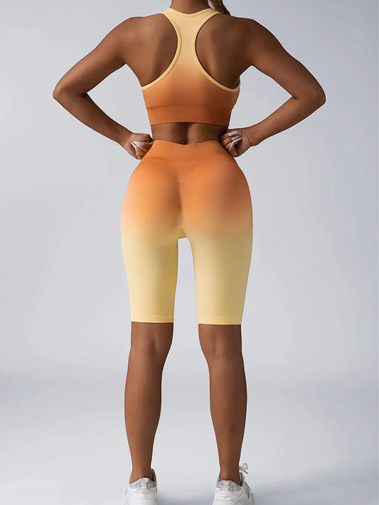 US Local Women's 2 Piece Fitness Wear Yoga