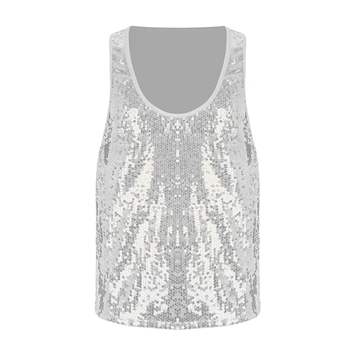 Mens Glitter Sequin  Tops