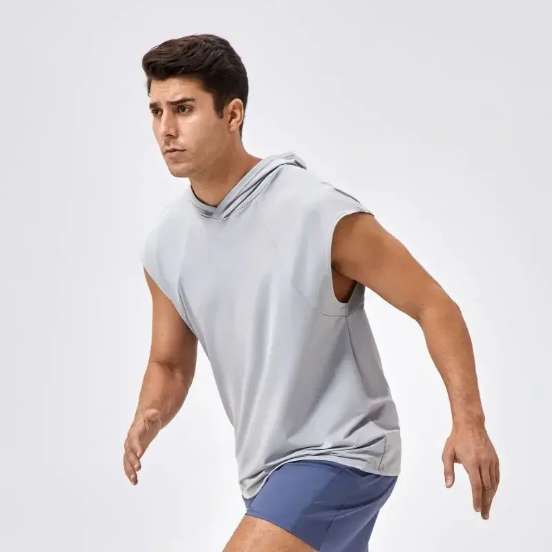 Basketball Hooded Vest Men