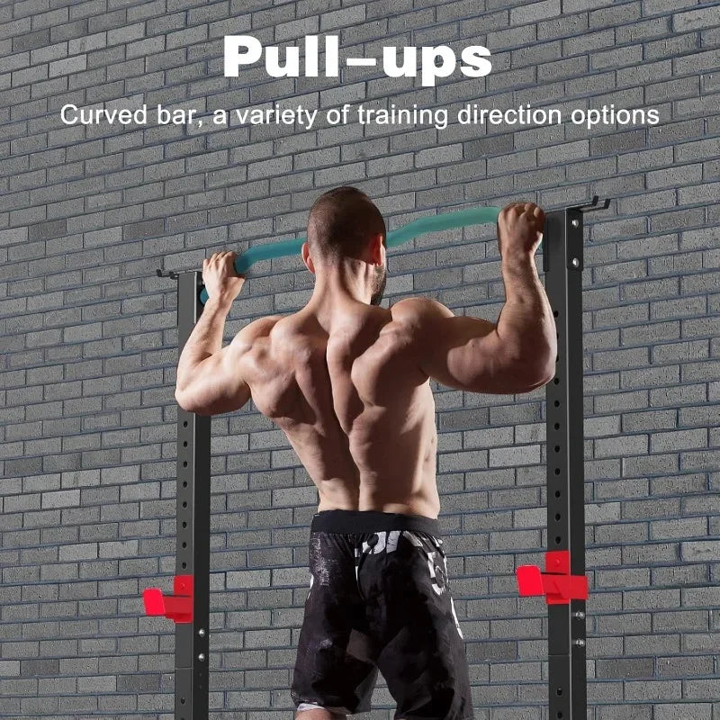 Power Cage Height Adjustable Squat Rack Home