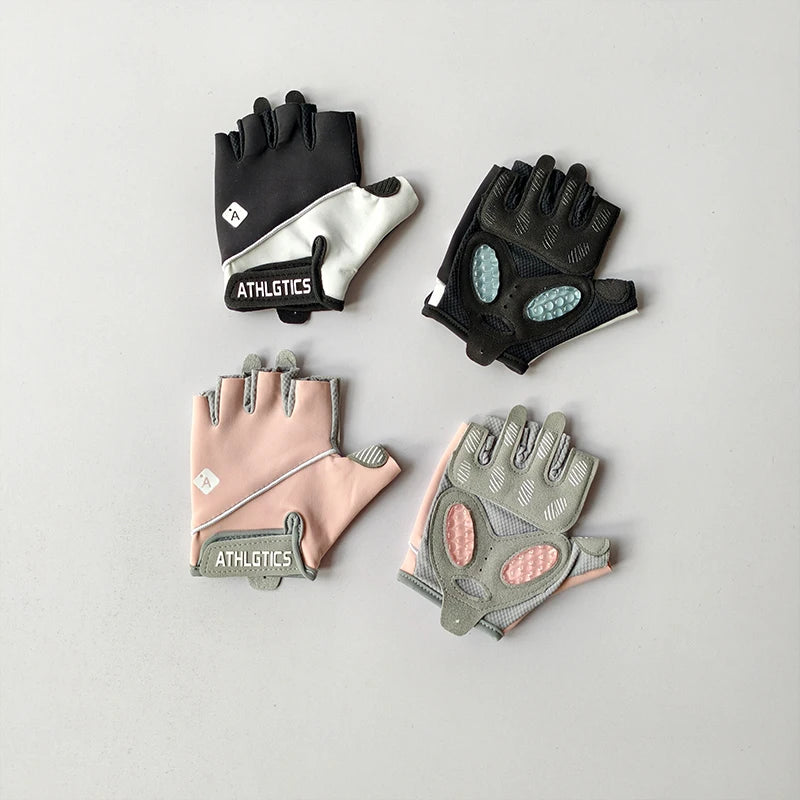 Fitness Women's Half Finger Gloves Anti Cocoon