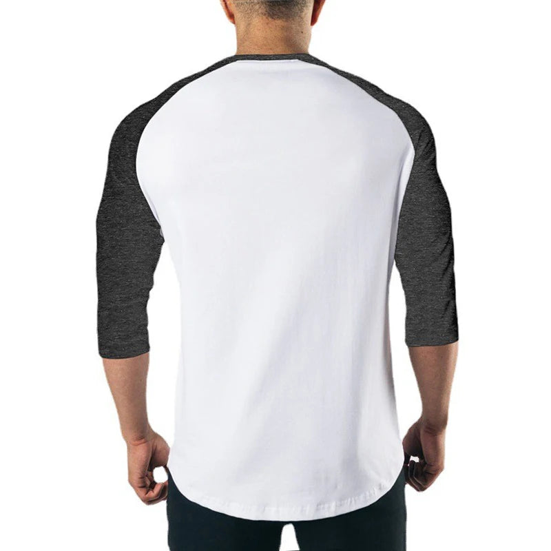 Clothing Gym Bodybuilding Solid Color T-shirt