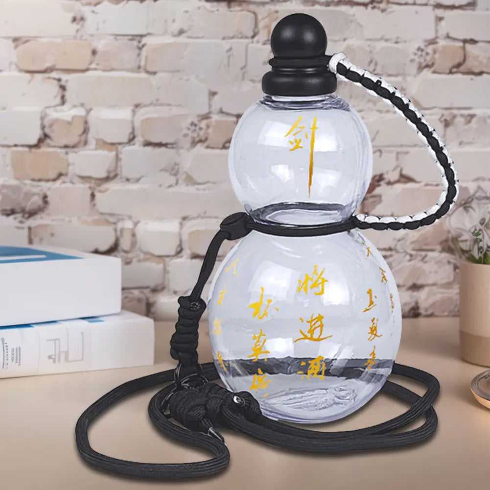 800ml Chinese Retro-Inspired Gourd Water Bottle