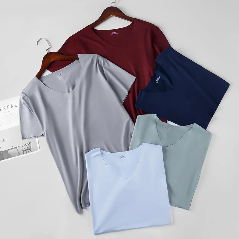Ice Silk Men T-shirts