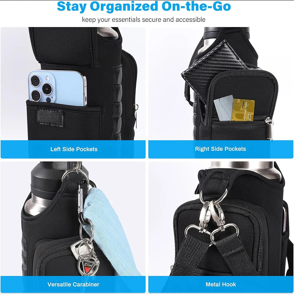 Magnetic Gym Bag Water Bottle Bag