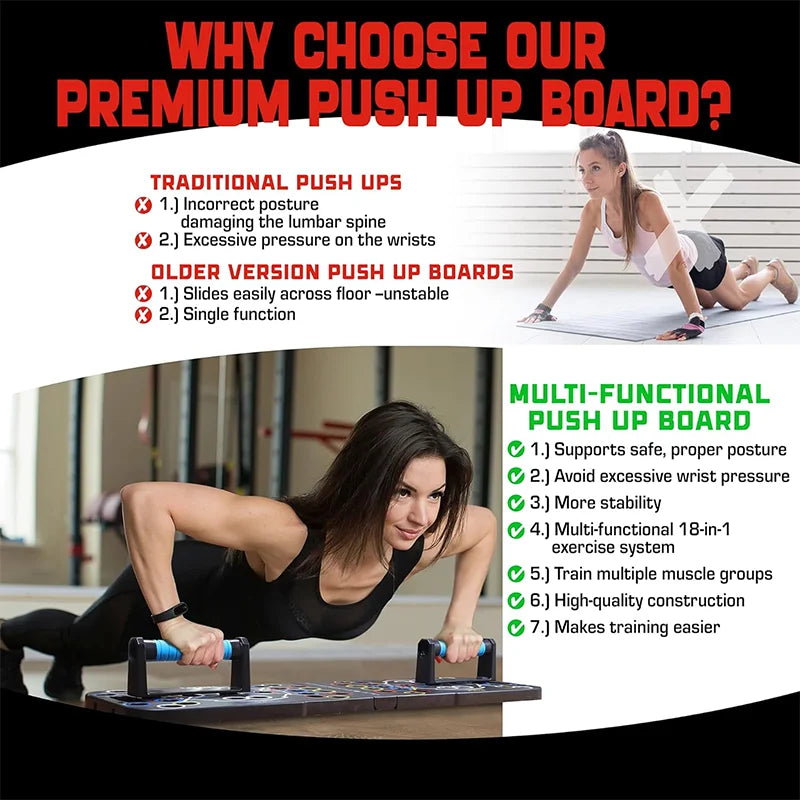 Color Folding Push-up Plate Bracket
