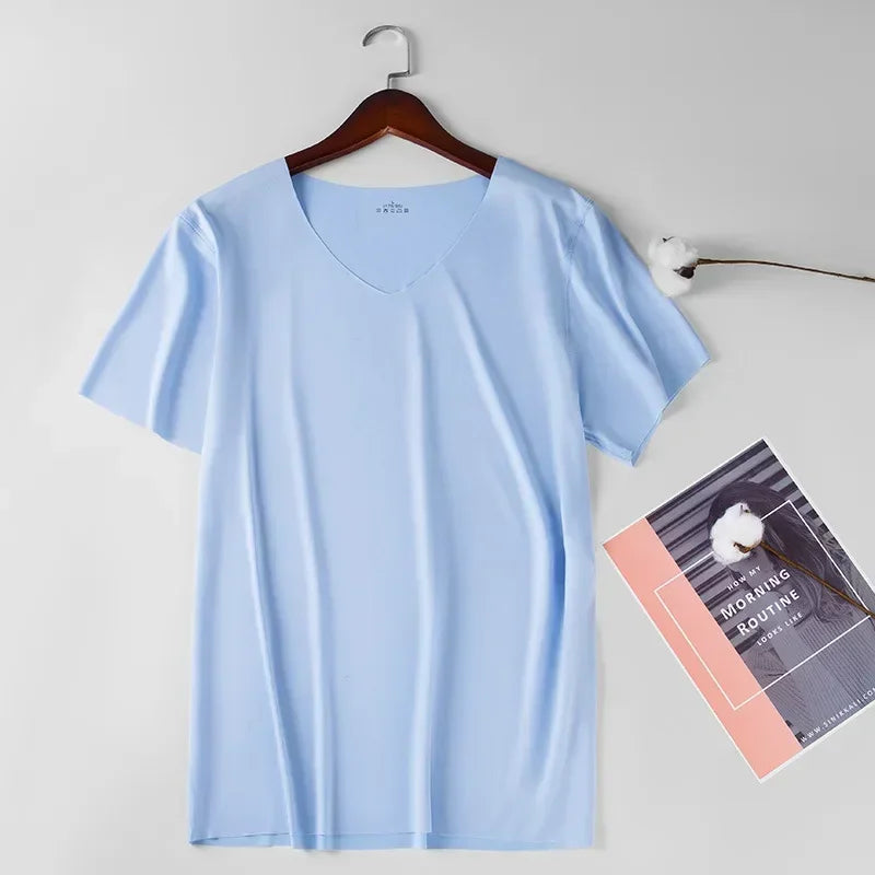 Ice Silk Men T-shirts