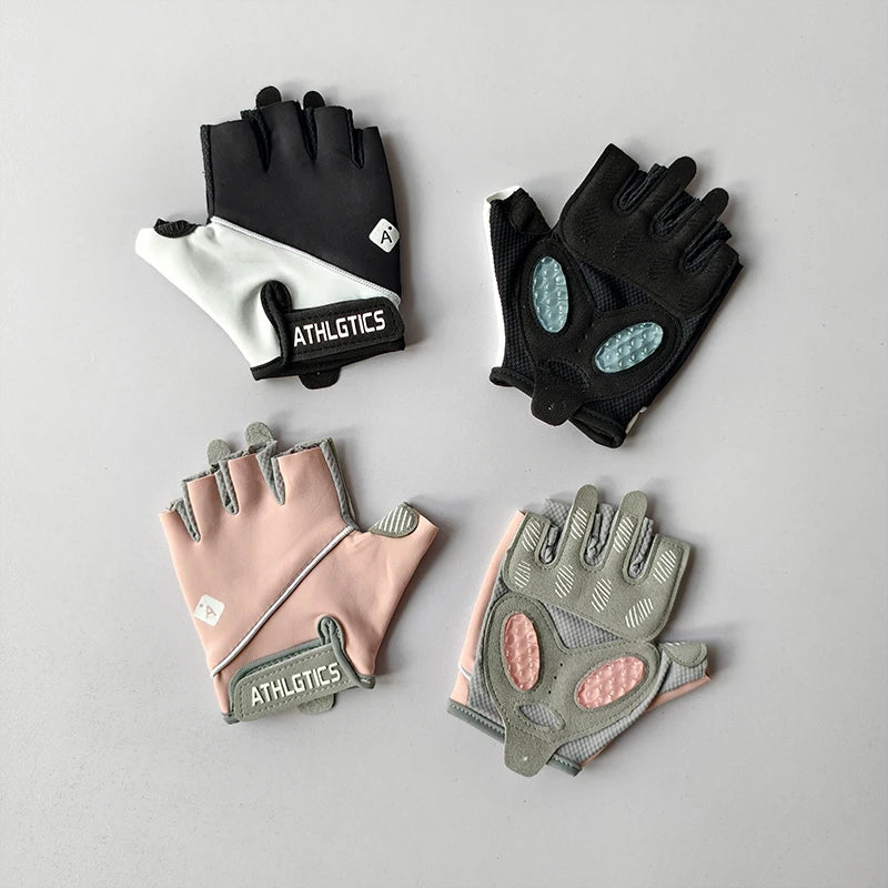Fitness Women's Half Finger Gloves Anti Cocoon