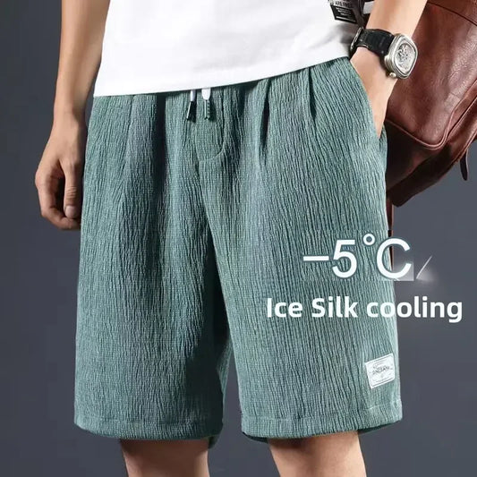 Men's Ice Silk Casual Shorts