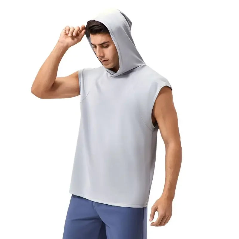 Basketball Hooded Vest Men