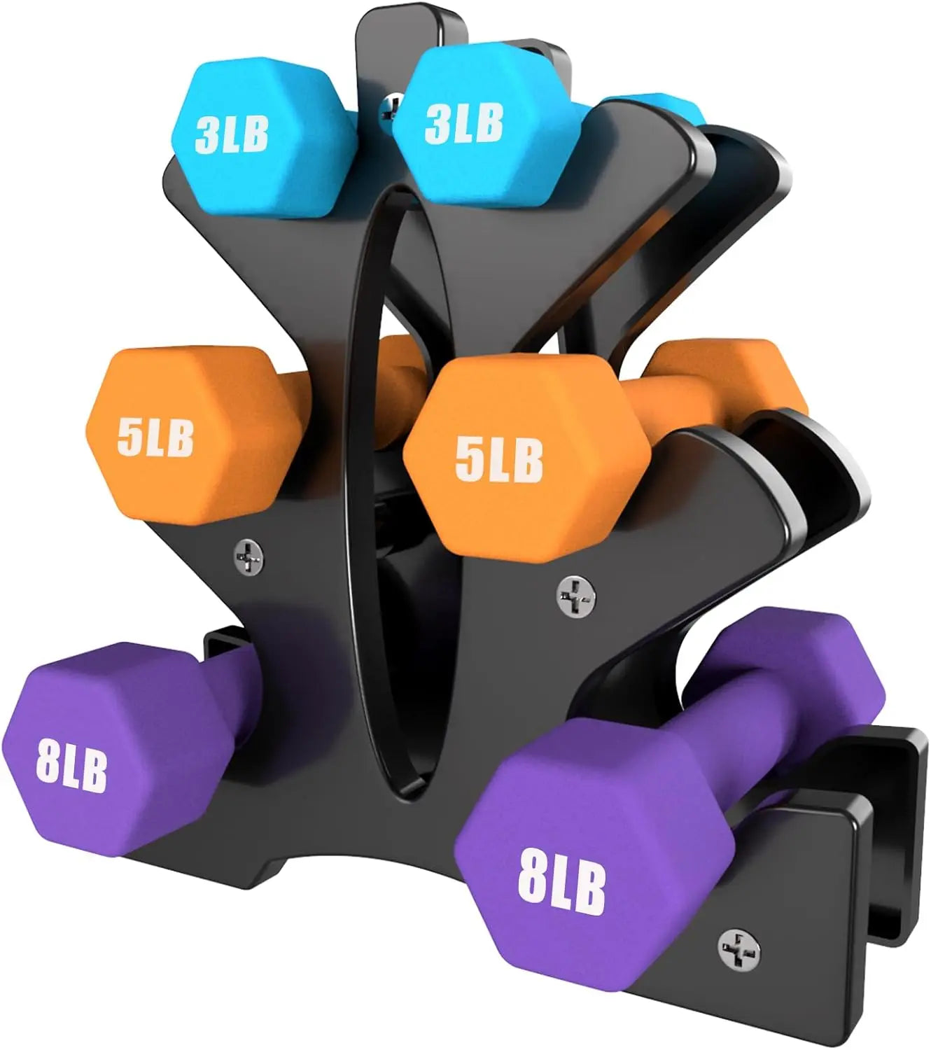 Weights Dumbbells Colors