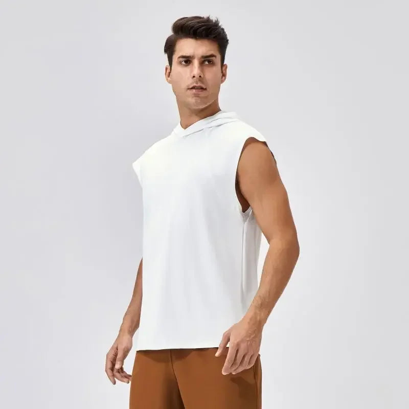 Basketball Hooded Vest Men