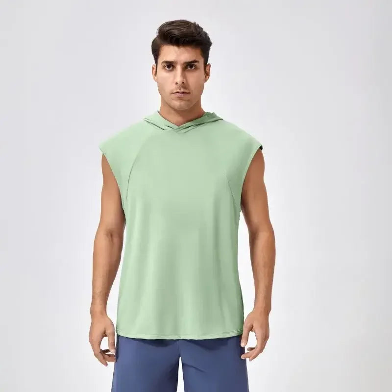 Basketball Hooded Vest Men