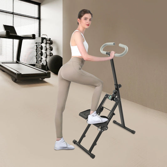 Foldable Stair Stepper, Indoor Vertical Stair Climbing Machine for Full-Body Workout