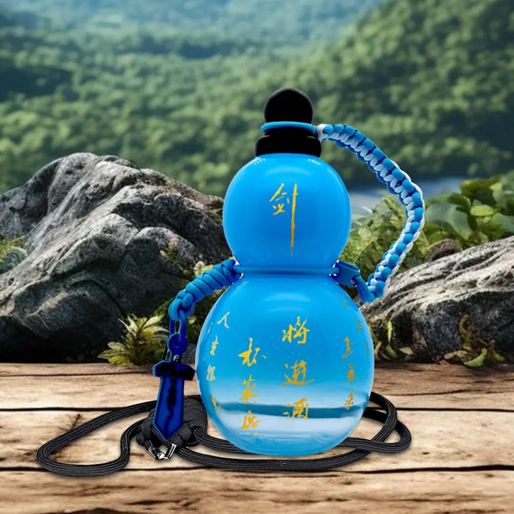 800ml Chinese Retro-Inspired Gourd Water Bottle